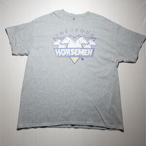 WWE The Four Horsemen Wrestling Graphic T-Shirt Mens XL Heather Gray 2016